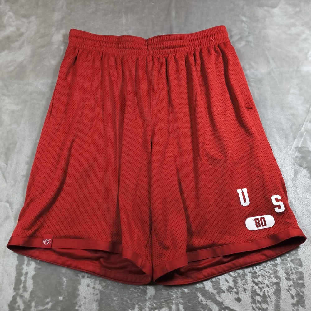 USC Trojans Basketball Shorts XXL Red Nike Dri Fit Gym Workout Train